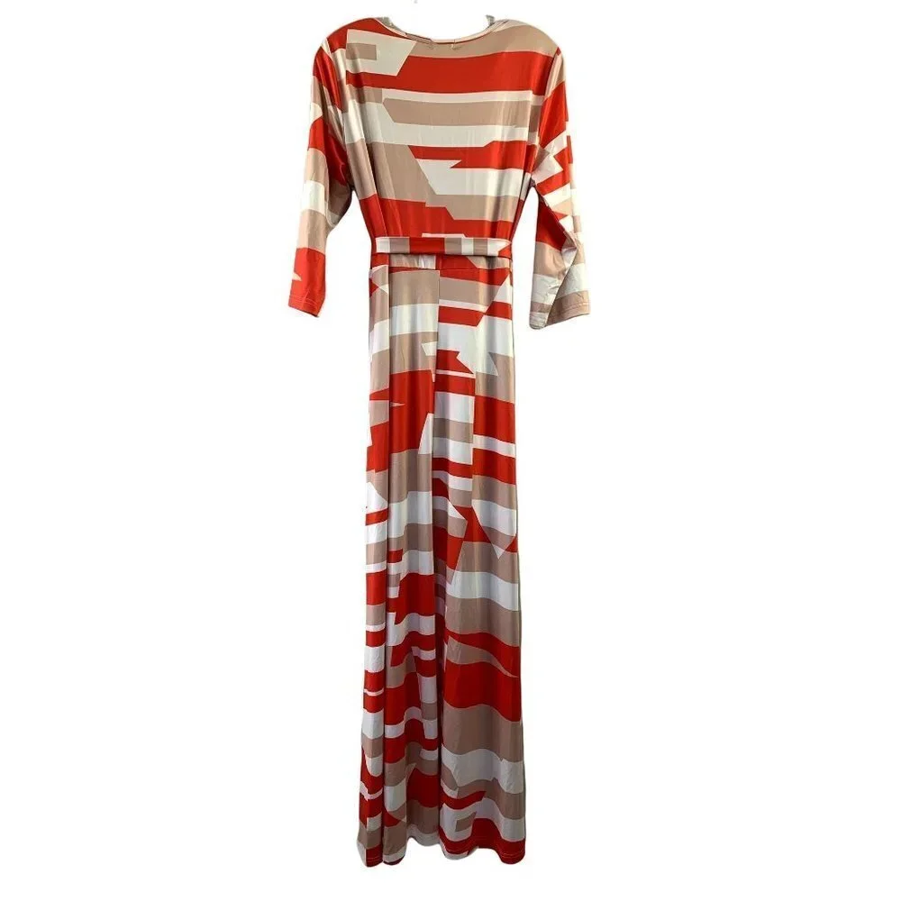 Locryz Women's Stripped Long Dress - Picture 2 of 8